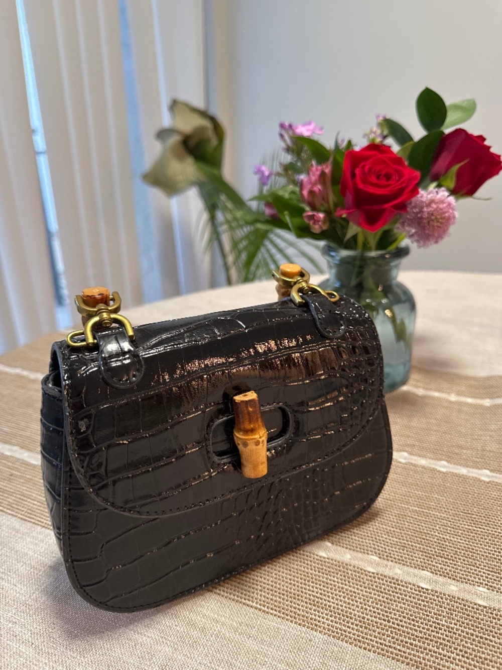 Handbag learher
